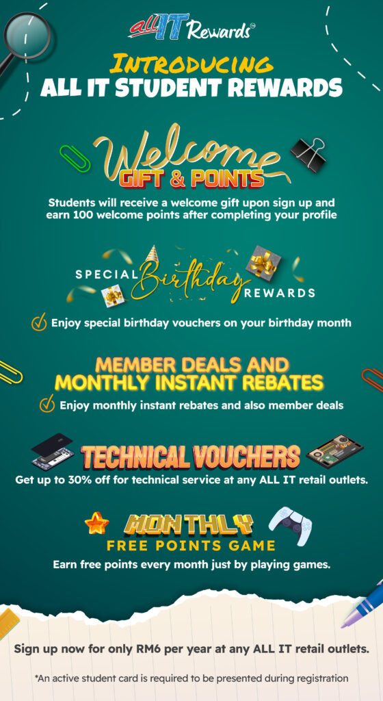 Introducing ALL IT Student Rewards!!! New Experience . Better Rewards